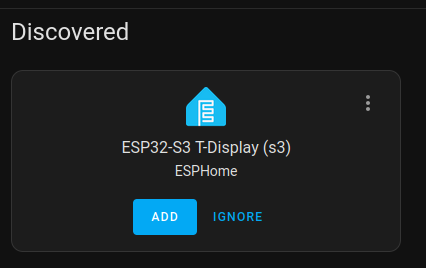 Discovered audio player in Home Assistant Picture of discovered audio player in Home Assistant