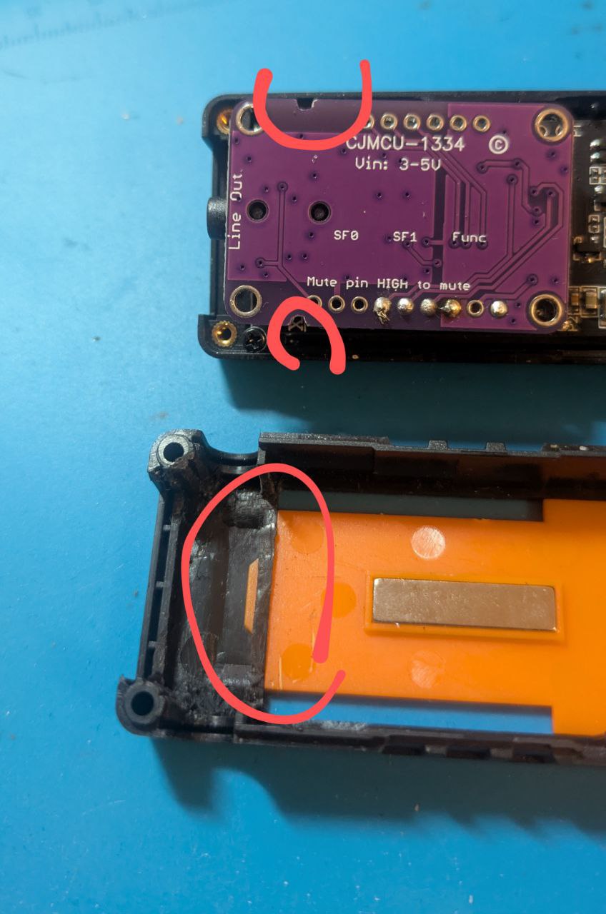 After fixing T-Display S3 & I2S DAC Audio Decoder Picture after fixing T-Display S3 & I2S DAC Audio Decoder